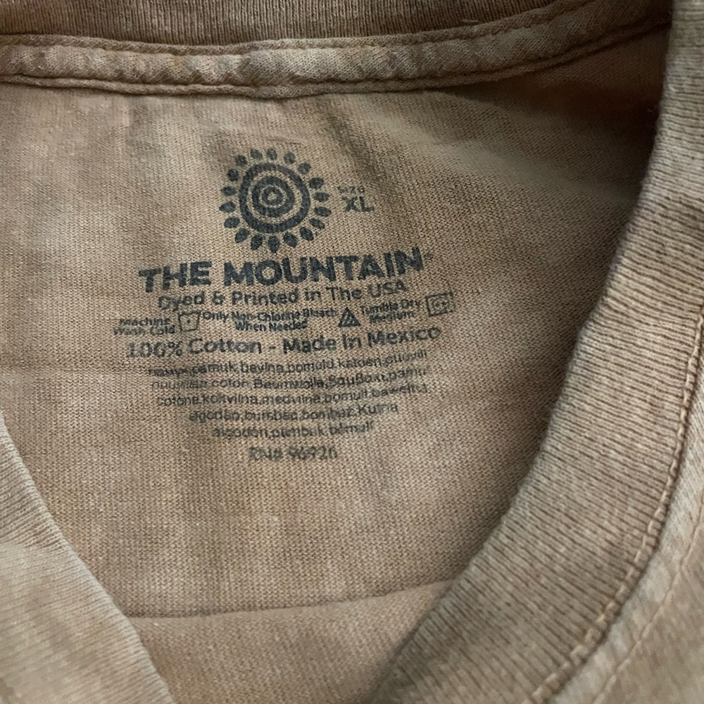 The Mountain tie dye Tiger graphic tee sz XL - Picture 4 of 9